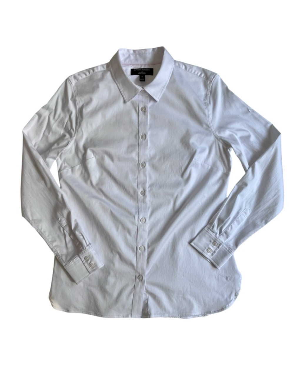 Banana Republic Women’s Tailored Fit White Button-Down Shirt